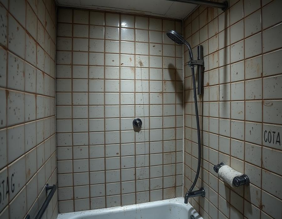 Bathroom restoration before