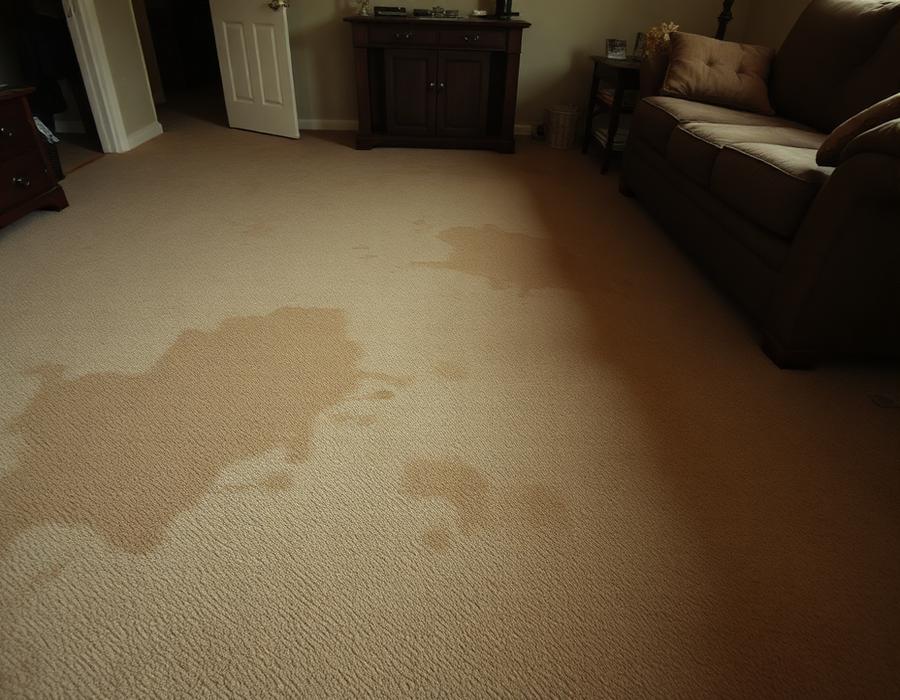 Carpet cleaning before